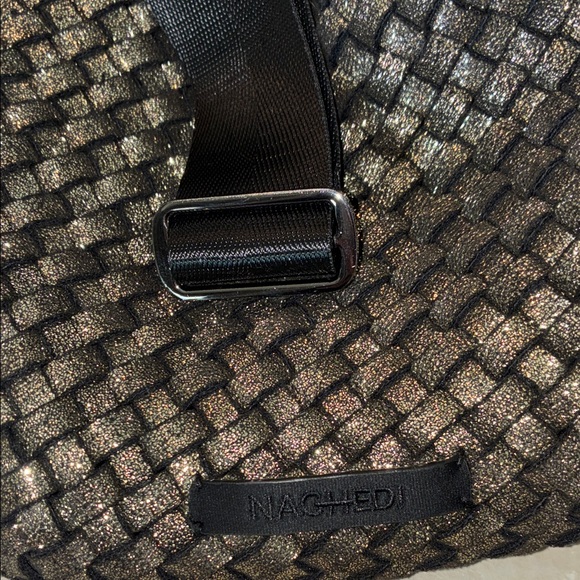 Naghedi Black St. Barths Petit Tote Metallic - Picture 3 of 6